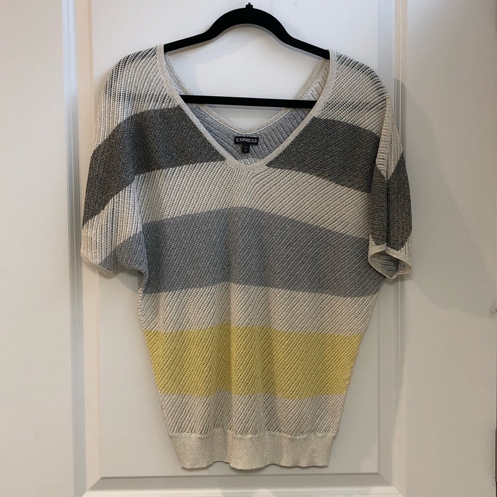 Express Dolman Sleeve Striped Top